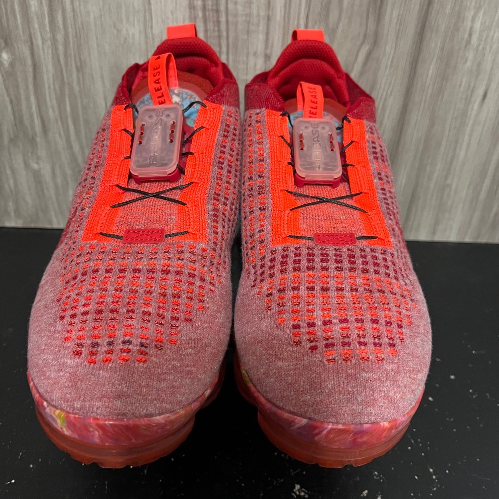 Nike Air VaporMax 2020 Flyknit 'Team Red' Mens Size 8 Womens 9.5 CT1823-600 - Picture 7 of 9